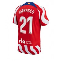 Atletico Madrid Yannick Carrasco #21 Hjemmebanetrøje 2022-23 Kortærmet